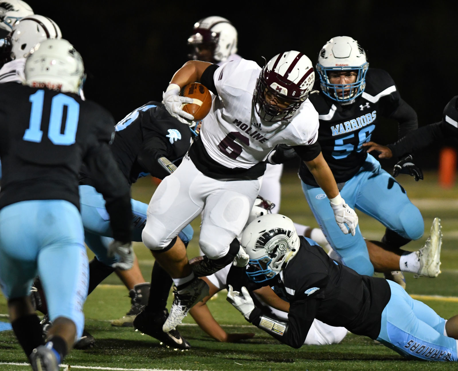 Moline vs Willowbrook first round Class 7A playoff football